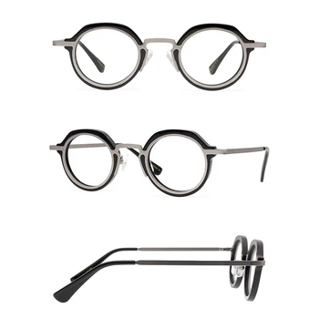 Belight Оптичен Японски Дизайн на ANNE ET VALENTI * N Рецепта Реколта Ретро Очила с Неправилна Форма Рамки За Очила, Очила M2