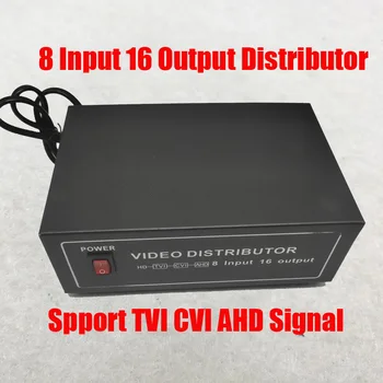 Безплатна Доставка 8 В 16 От TVI CVI AHD CVBS Видео Сигнал Опаковка Усилвател 8CH До 16CH Сплитер За Камери за Видеонаблюдение