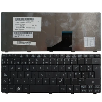 Испанска Клавиатура за Mini Gateway LT21 LT25 LT27 LT28 LT2100 LT32 за Packard Bell Dot SPT SE 723 SE2 S-E3 S E2 SE3 SC, SP Черен