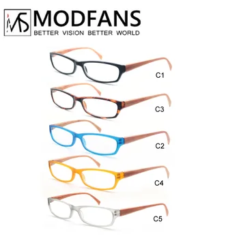 Очила за Четене, Дамски Очила за Четене в Правоъгълна Рамка, Дървени Крачета с Принтом за Мъжки Пресбиопических Точки +1.0+2.0+3.0+4.0