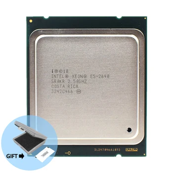 Процесор Intel Xeon E5-2640 Шестиядерный 15 М Кеш/2,5/Ghz/8,00 Rm/с 95 W LGA 2011 E5 2640, продажба на процесора E5 2650 2660 Безплатна доставка