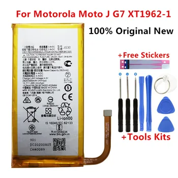 100% Оригинален Нов 3000 mah JG30 Батерия За Motorola Moto J G7 XT1962-1 Добро качество на Батерии за мобилни телефони + Безплатни Инструменти