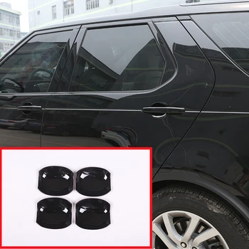 4 Бр. Лъскаво Черен ABS Хромирани Тампон На Външната Врата За Land Rover Discovery 5 LR5 L462 2017 2018 Автомобилни Аксесоари