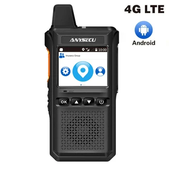 Anysecu 4G Network радио 710A Отключени Android 8,1 LTE/WCDMA/GSM POC Преносима радиостанция Работи с Zello или REAL-ПР