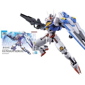 Bandai Оригинален Комплект Модели Gundam Аниме Фигурка HG Вещица От Mercury GUNDAM ВЪЗДУШНИ Фигурки, Играчки, Подаръци за Деца