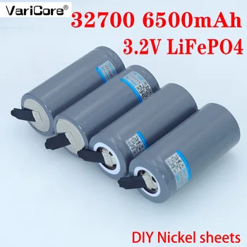VariCore 3.2 В 32700 6500 ма LiFePO4 батерии 35A Продължителен разряд Максимална 55A Батерия с висока мощност + Никелови листа