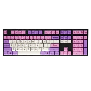 ZDA висока сублимация на коса pbt keycap cherry blossom тема клавиатура капак, за да се ANSI оформление MX преминете механична клавиатура