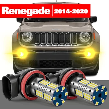 За Jeep Renegade 2014-2020 Аксесоари 2 бр. Led Противотуманный Фенер 2015 2016 2017 2018 2019