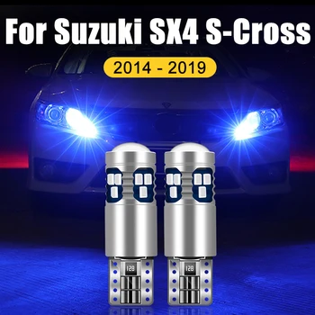 За Suzuki SX4 S-Cross S Cross 2014 2015 2016 2017 2018 2019 2 бр. T10 W5W LED Автомобилни Габаритни Светлини, Страничните Лампи Аксесоари