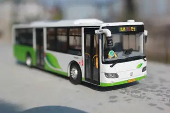Кингдао автобус №30 с автобус симулация модел на играчка, подарък за 1:64