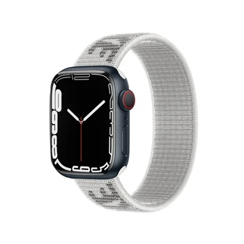 Найлонов ремък с линия за Apple Watch band 44 мм 40 мм 45 мм 41 мм гривна correa за Apple watch 38 мм 42 мм iwatch se 6 7 5 4 3 2 Каишка