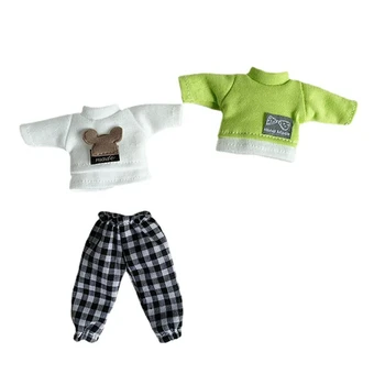 Нов стоп-моушън облекло за OB11/Gsc/Bjd 1/12, Аксесоари за наряжания малки кукли, Пуловер, Костюм за Тялото, Играчки за Момичета, Игри Къща