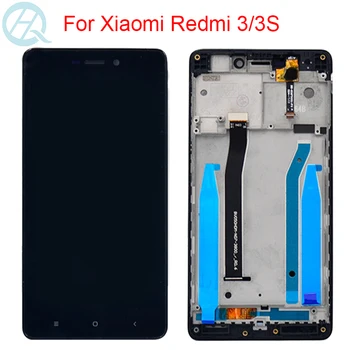 Оригинални LCD дисплей За Xiaomi Redmi 3s Redmi 3 Redmi 3 Pro Дисплей С Рамка Сензорен Екран Дигитайзер В Събирането на 5,0 