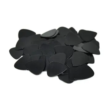 Чист Черен Медиатори на Оцветените в Черно е Празна Целулоид Медиатори Разнообразни Дебелометрия 0,46 мм/0,71 мм/0,96 мм 200 бр/лот